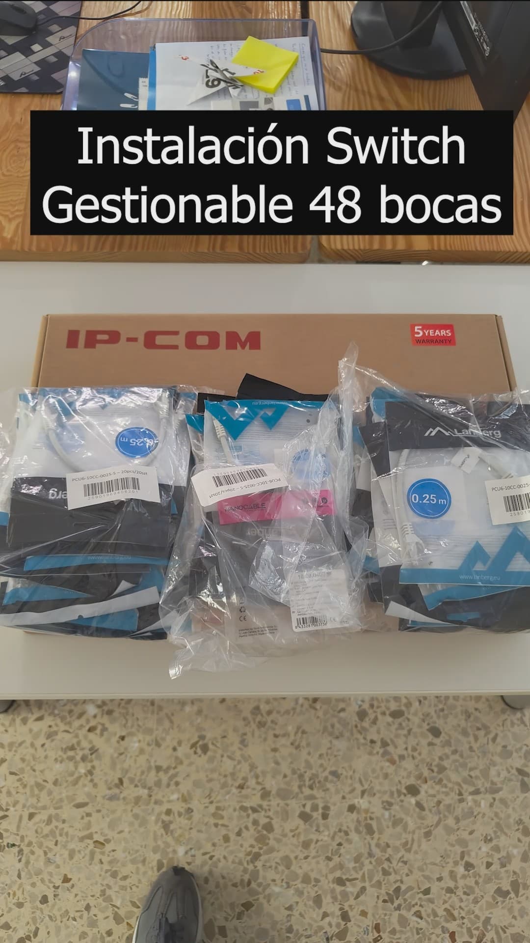Switch gestionable de 48 puertos en rack